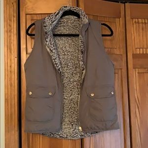 Light olive green vest